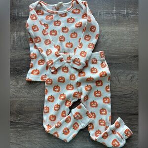 Spearmint Love Organic Cotton Pumpkin Pajamas